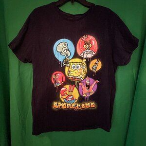 Vintage T-Shirt Sponge Bob Squarepants Size XL Y2K Sponge & Friends Screenprint
